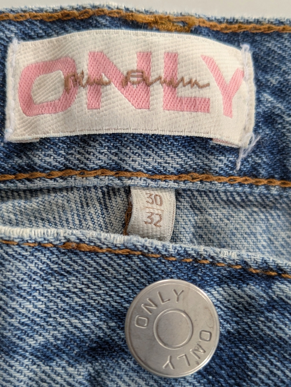 Only Riley High Rise Straight Leg Jeans Size 30 - Picture 11 of 12